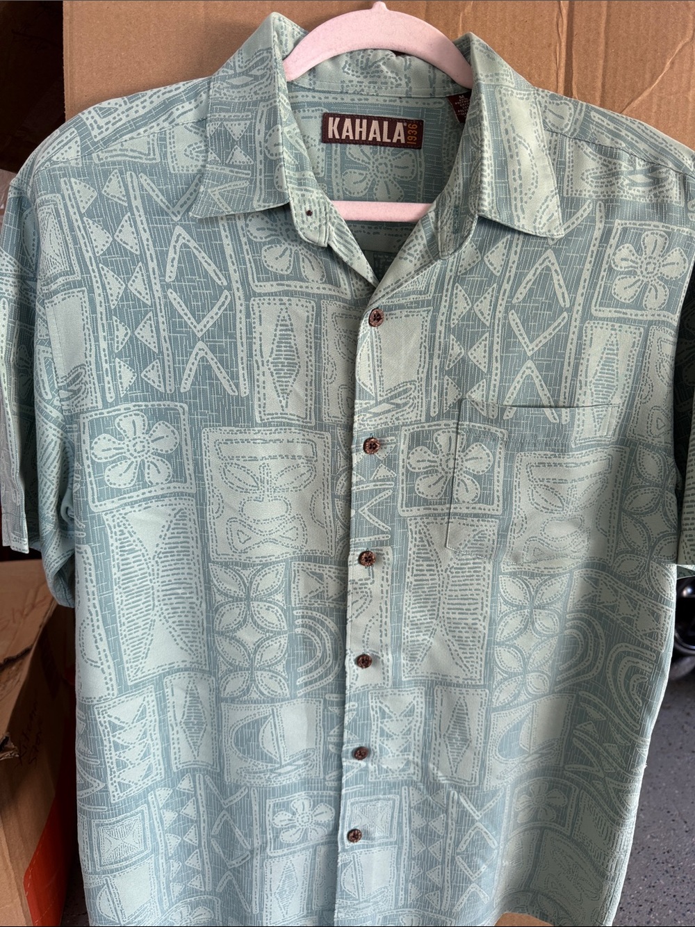 Kahala Men's Short-Sleeve Button-Down Shirt